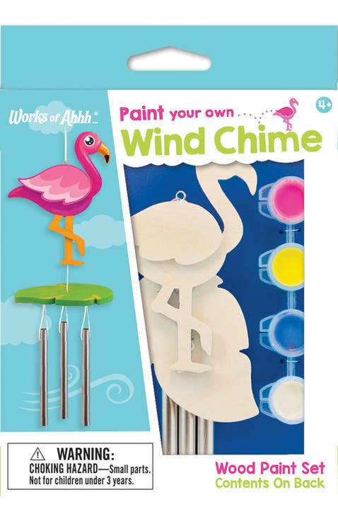 Flamingo Wind Chime Wood Craft Kit