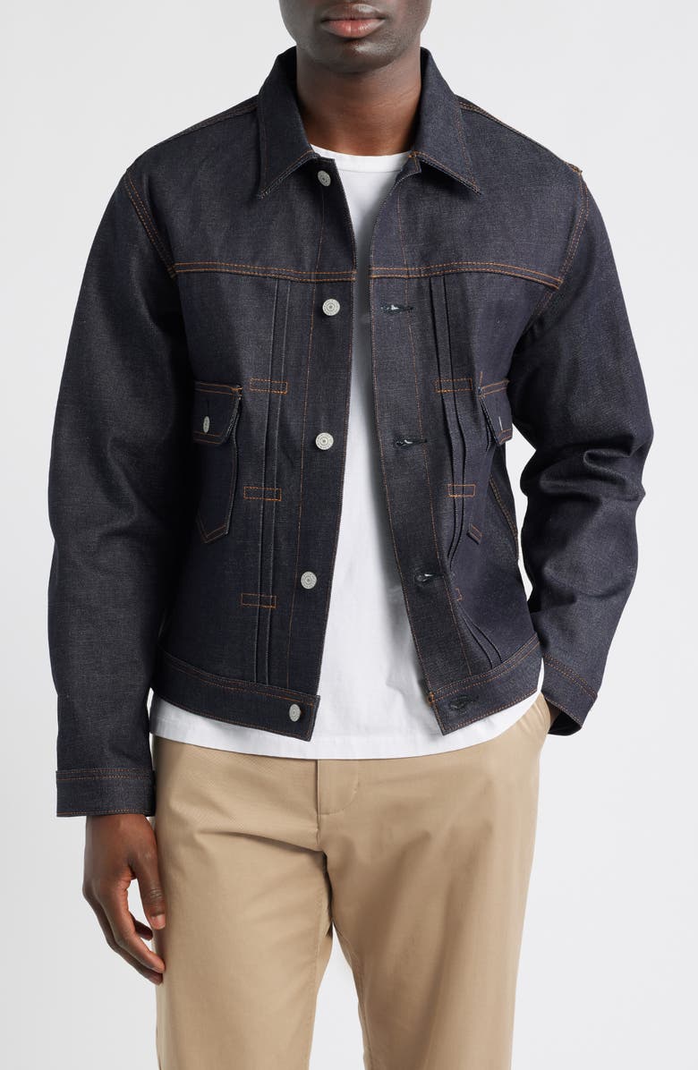 EDWIN Denim Jacket, Main, color, Dry Indigo