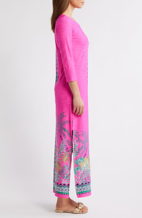 Lilly Pulitzer Upf 50+ Chillylilly Seralina Maxi Dress In Pink Multi