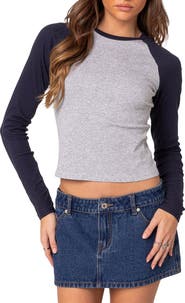 EDIKTED Raya Crop T-Shirt