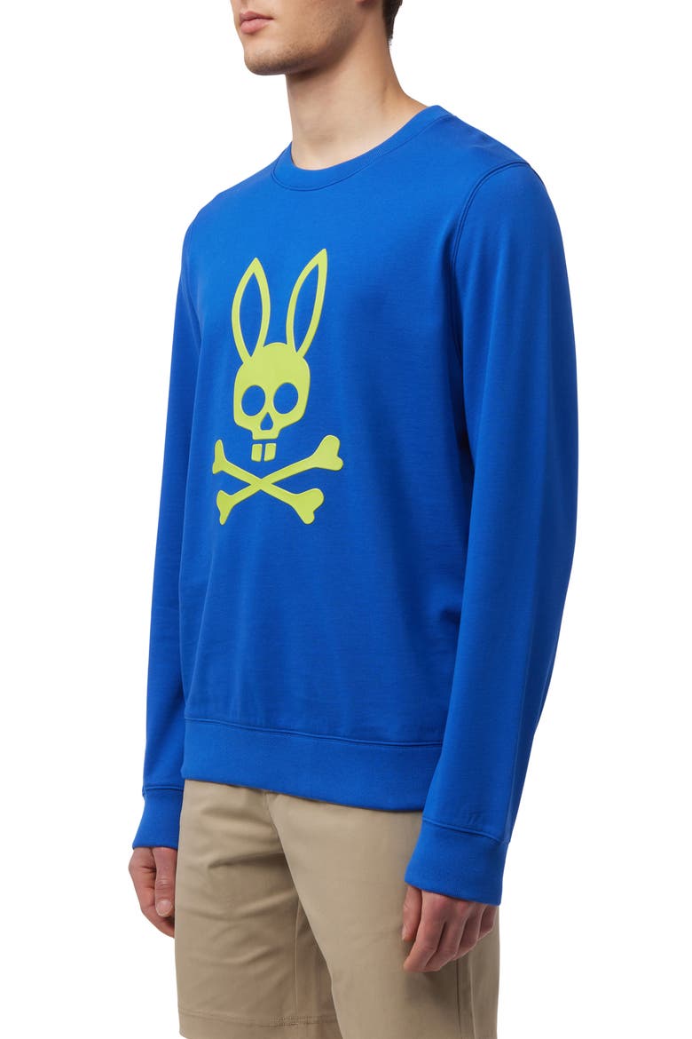 Posen Puff Logo Cotton French Terry Graphic Sweatshirt, Alternate, color, SURF THE WEB