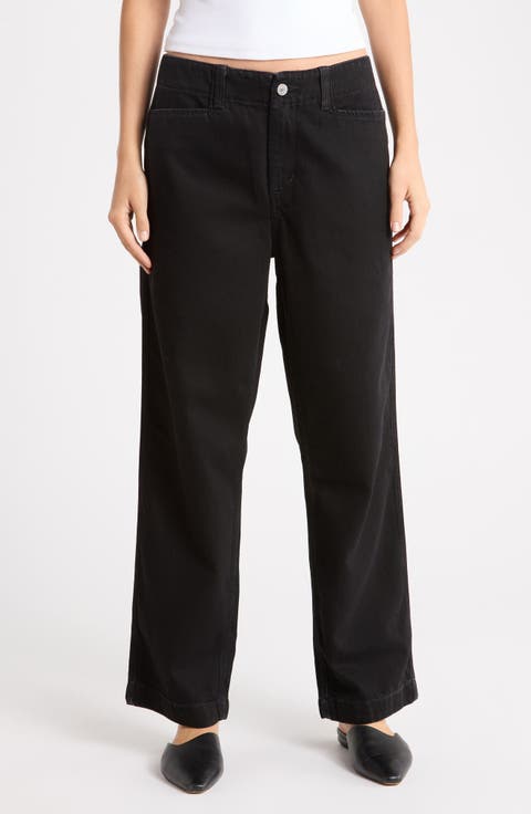 The Slacker High Waist Straight Leg Jeans