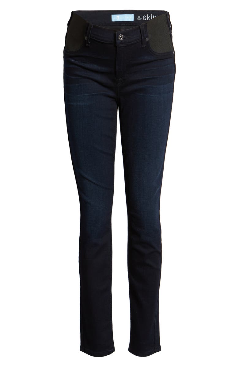 7 For All Mankind b(air) High Waist Ankle Skinny Maternity Jeans, Alternate, color, 