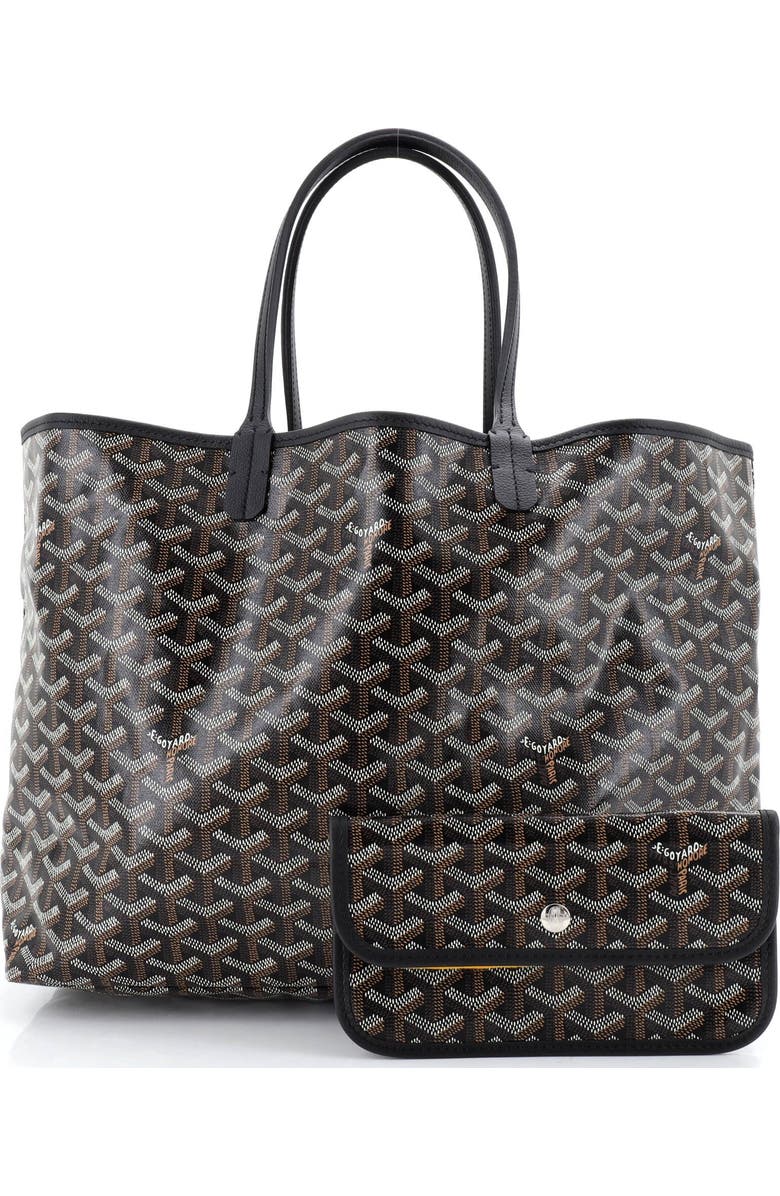 Pre-Owned Goyard Saint Louis Tote Coated Canvas PM, Alternate, color, Black
