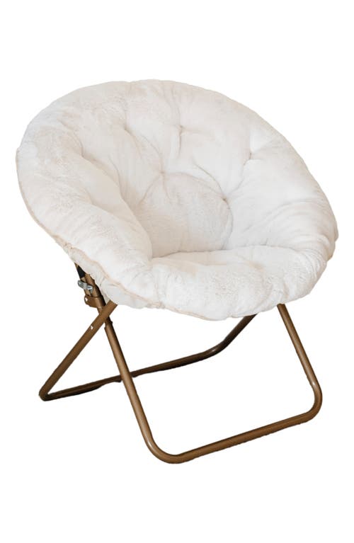 Saranoni Saucer Chair In White