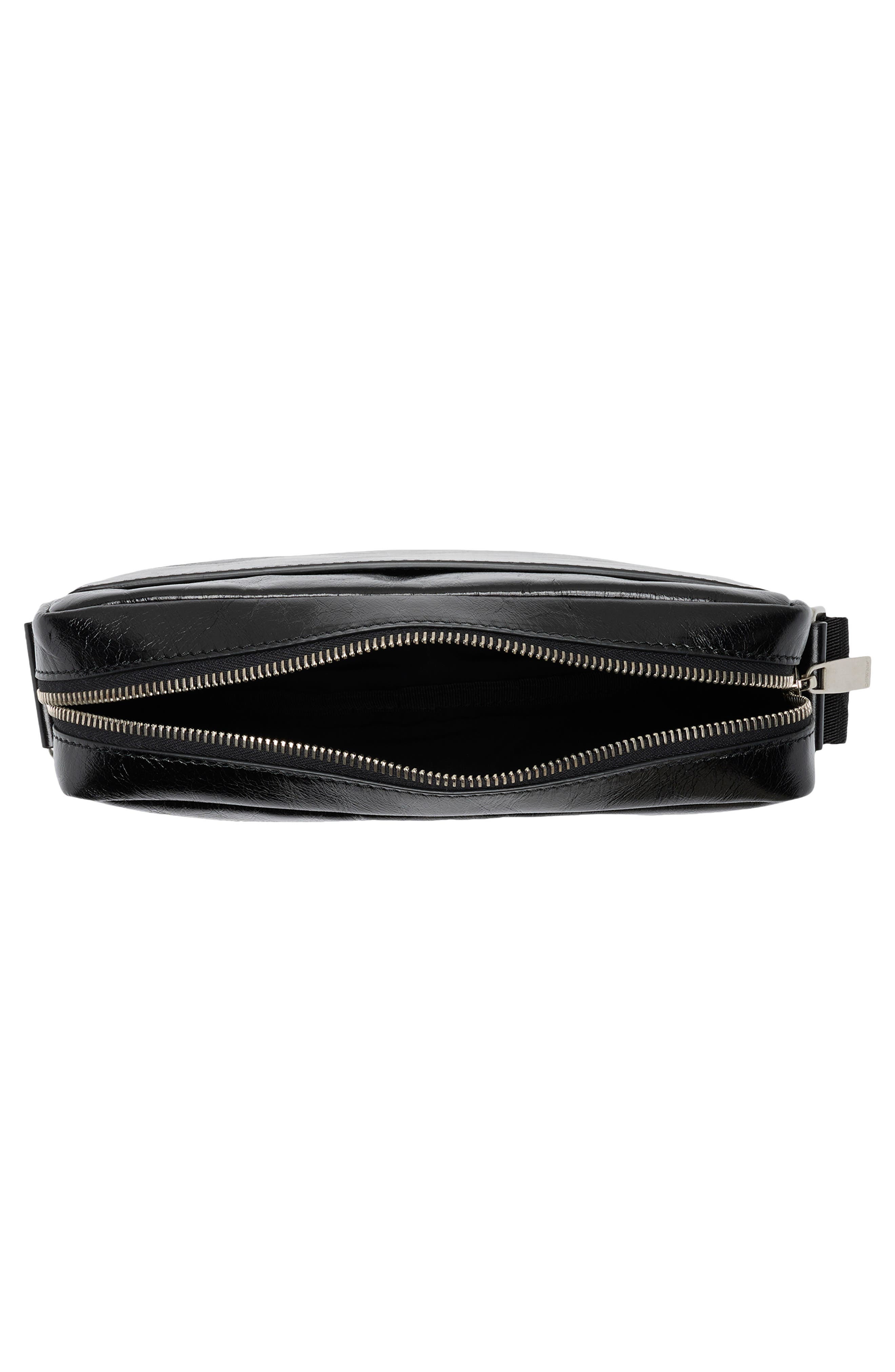 Off-White Bookish Leather Camera Bag, Alternate, color, 