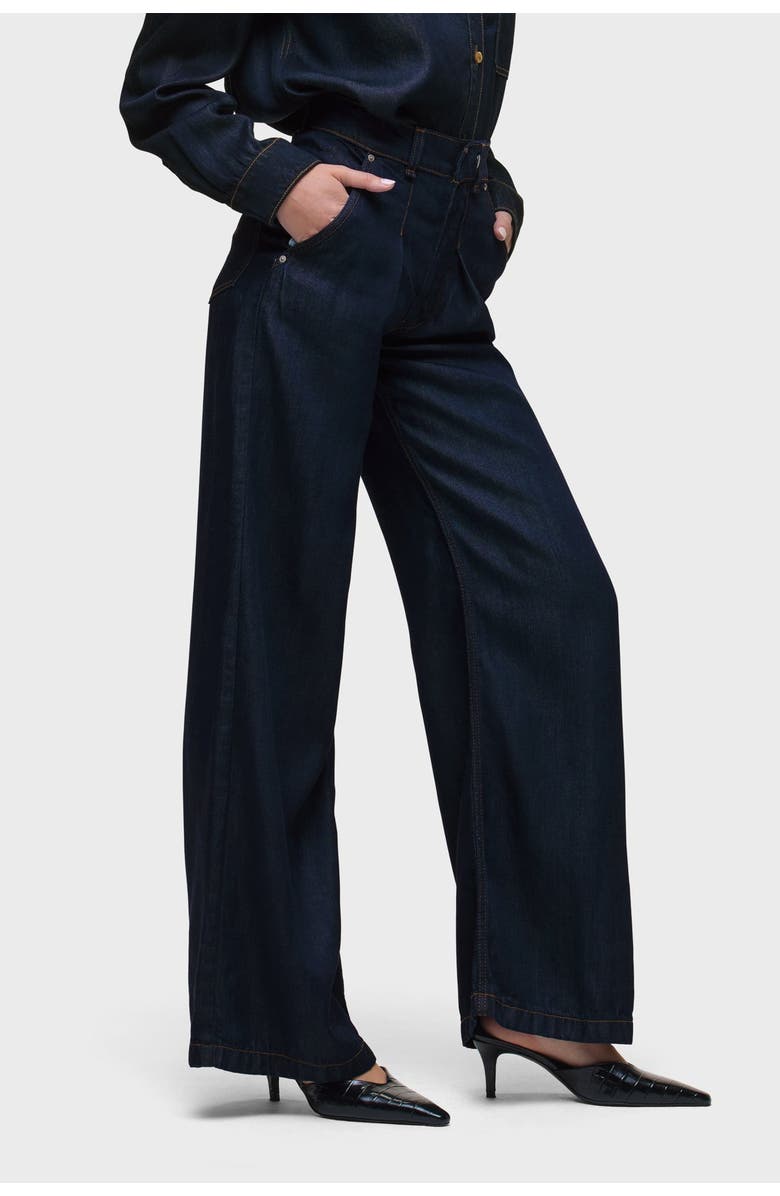 Hudson Jeans James High-Rise Wide Leg Pant, Alternate, color, Rinse