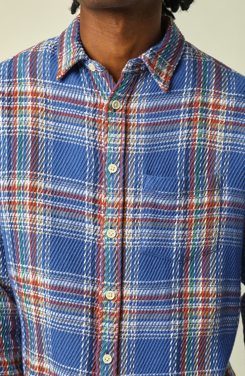 Corridor Big Twill Plaid Cotton Button-Up Shirt, Alternate, color, 