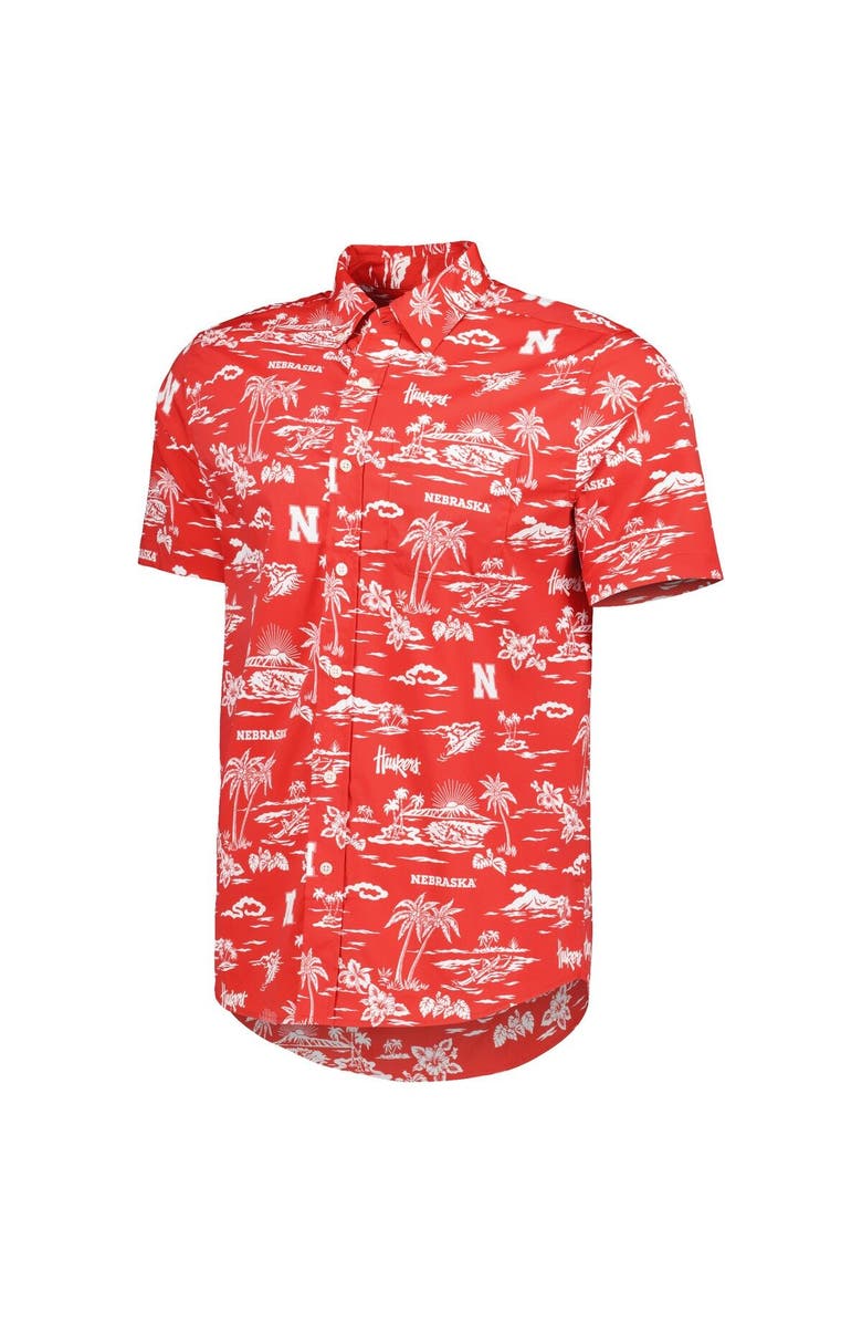 Reyn Spooner Men's Reyn Spooner Scarlet Nebraska Huskers Performance Button-Down Shirt, Alternate, color, Scarlet