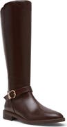 Anne Klein Aksolana Faux Leather Knee High Boot