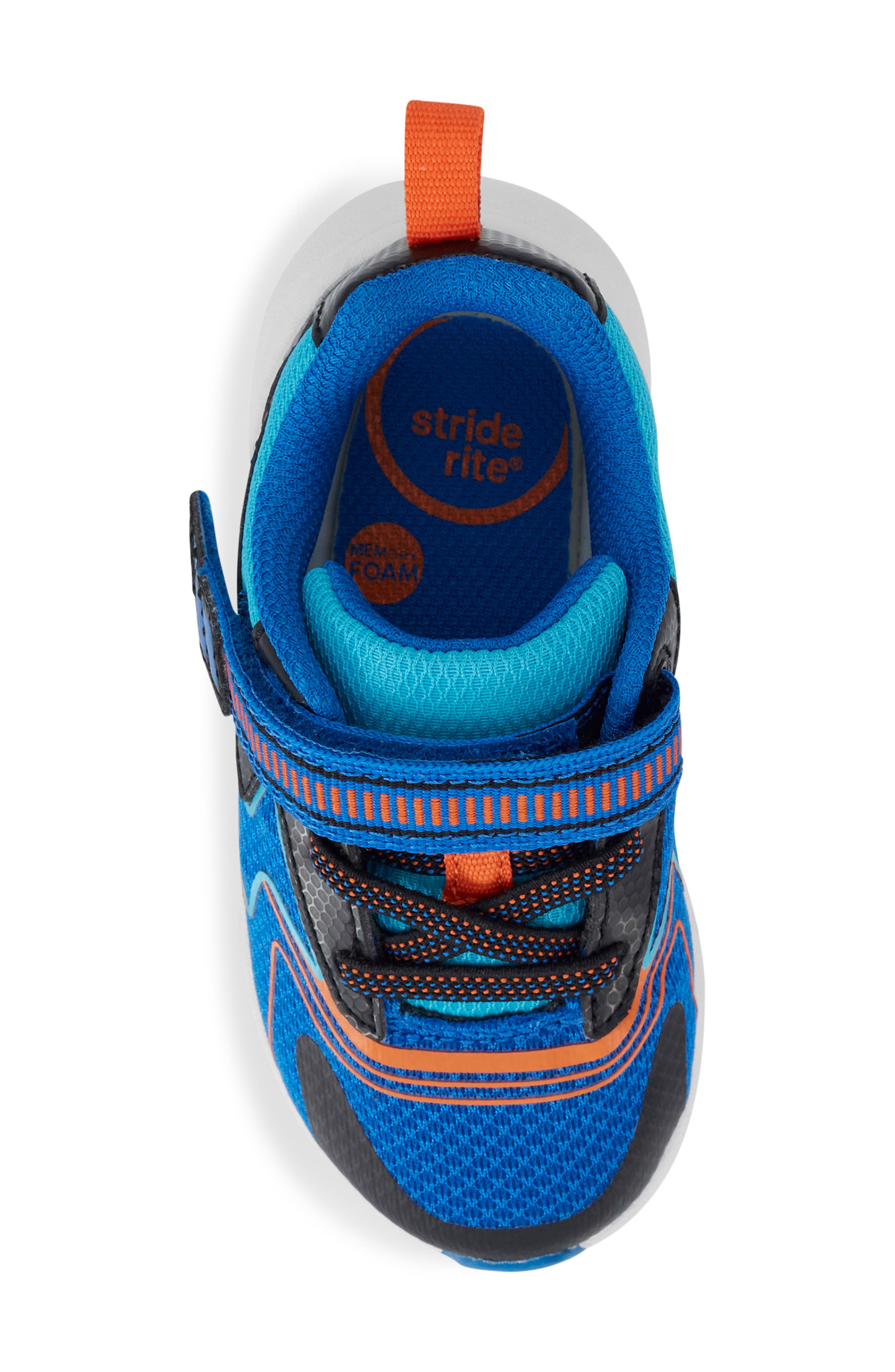Stride Rite Kids
 Lighted Cosmic 2.0 Sneaker, Alternate, color, Blue Multi