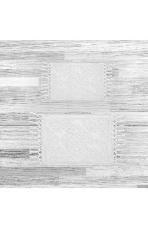 Jean Pierre New York Ricardo Fringe Cotton 2-piece Bath Rug Set