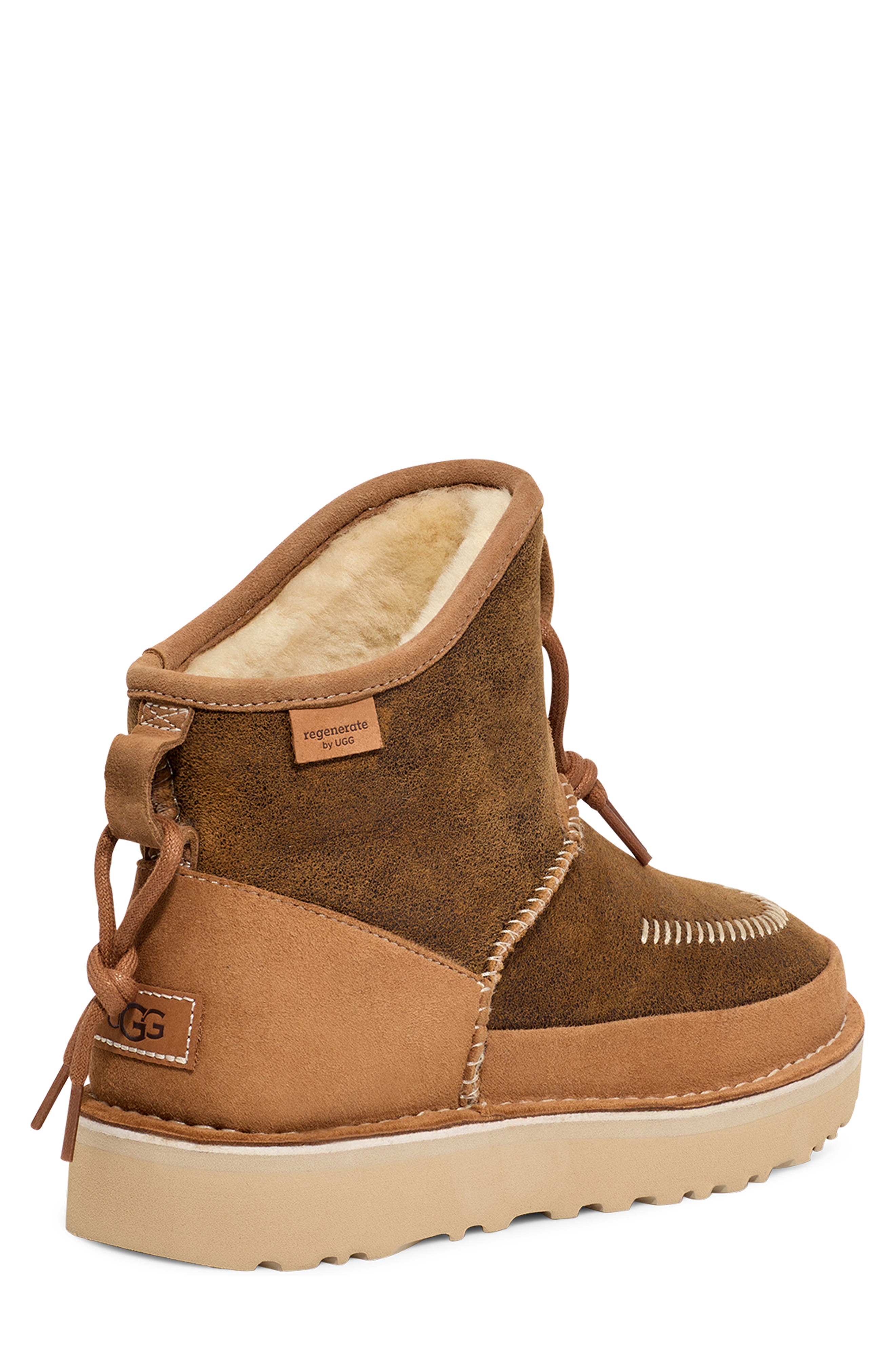 UGG<sup>®</sup> Gender Inclusive Campfire Crafted Regenerate Water Resistant Boot, Alternate, color, Chestnut