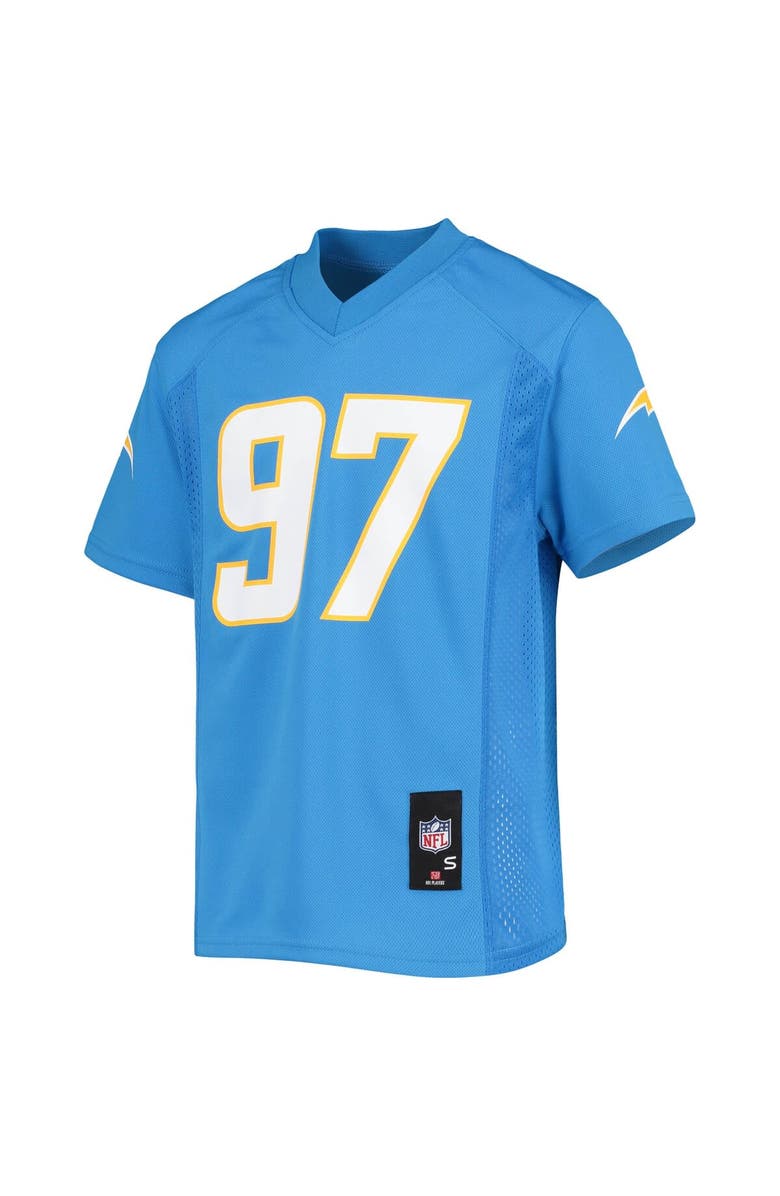 Outerstuff Youth Joey Bosa Powder Blue Los Angeles Chargers Replica Player Jersey, Alternate, color, 