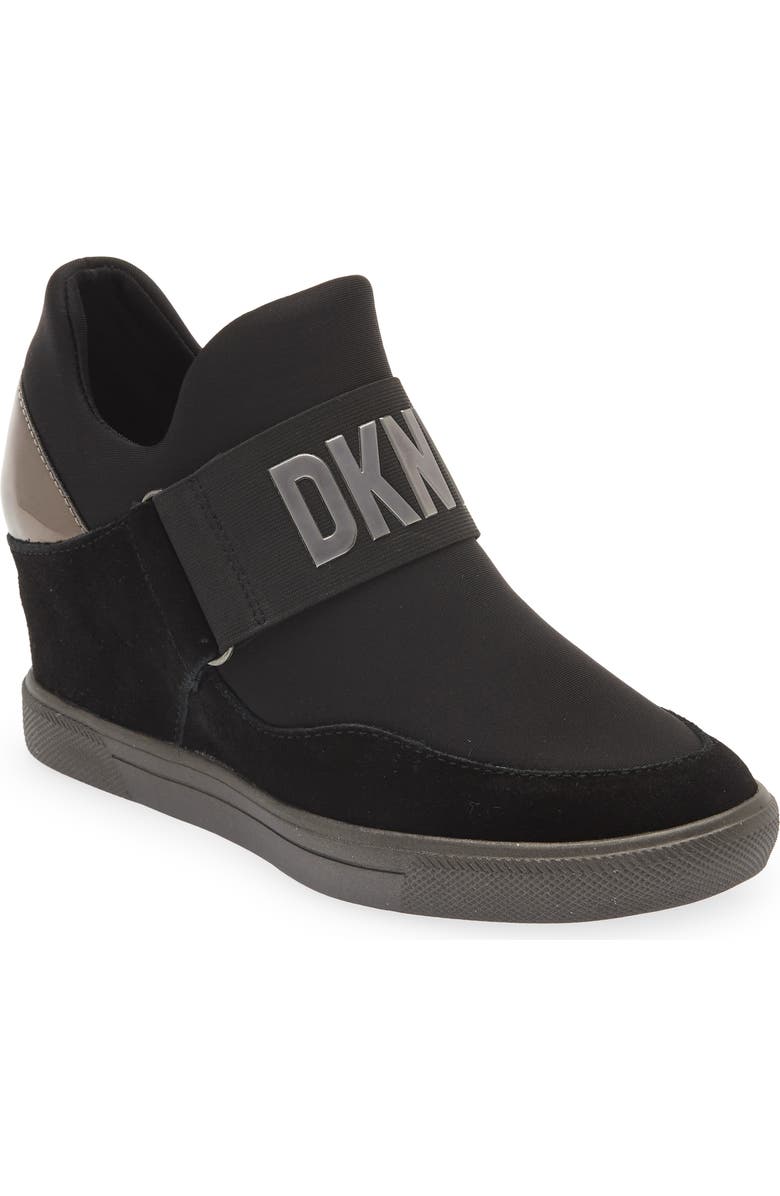 DKNY Cosmos Wedge Sneaker, Main, color,
