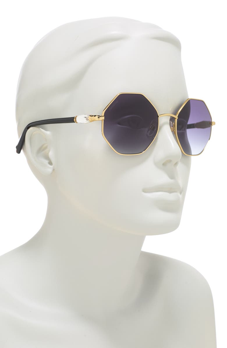 Swarovski 55mm Geometric Sunglasses, Alternate, color,