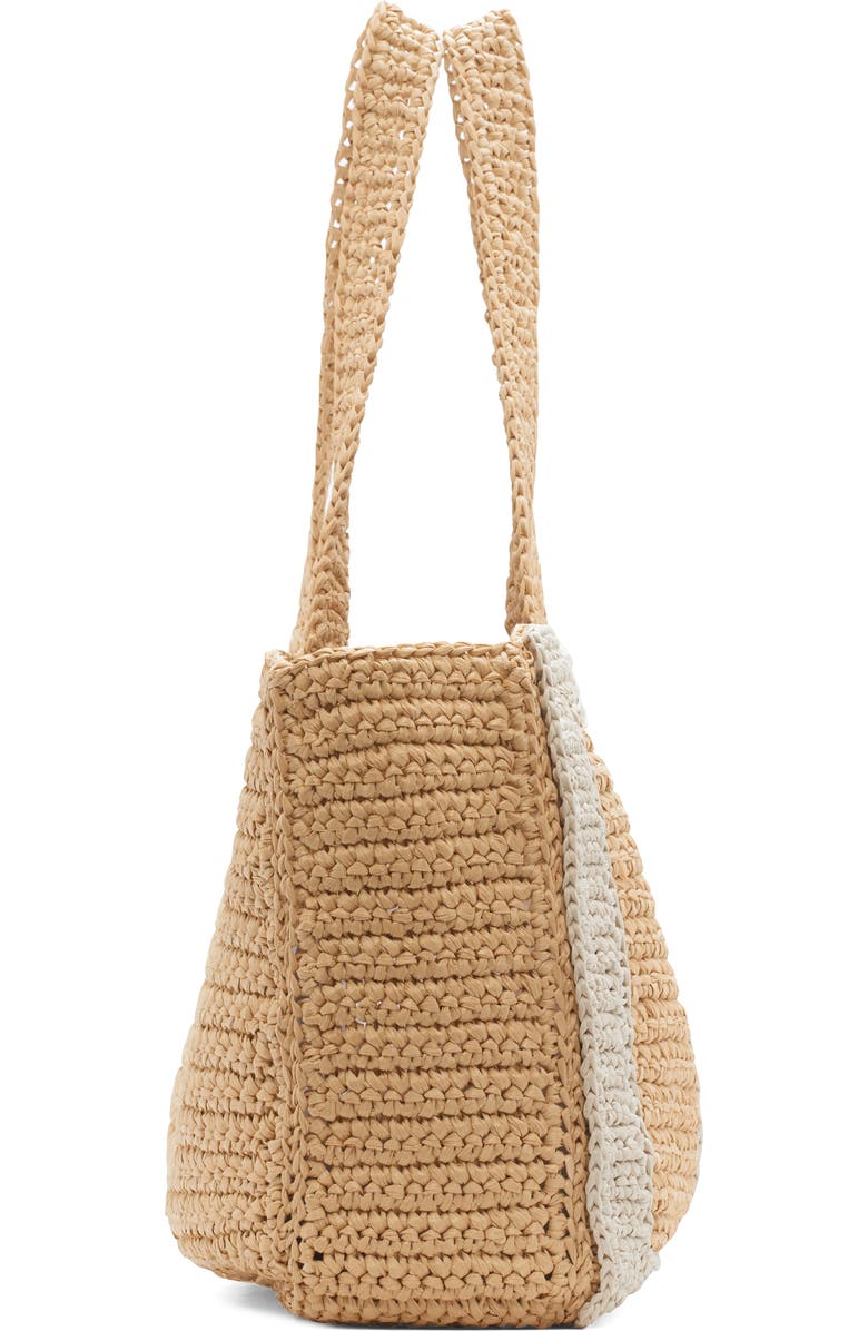 Valentino Garavani Large Viva Superstar Raffia Tote, Alternate, color, Natural