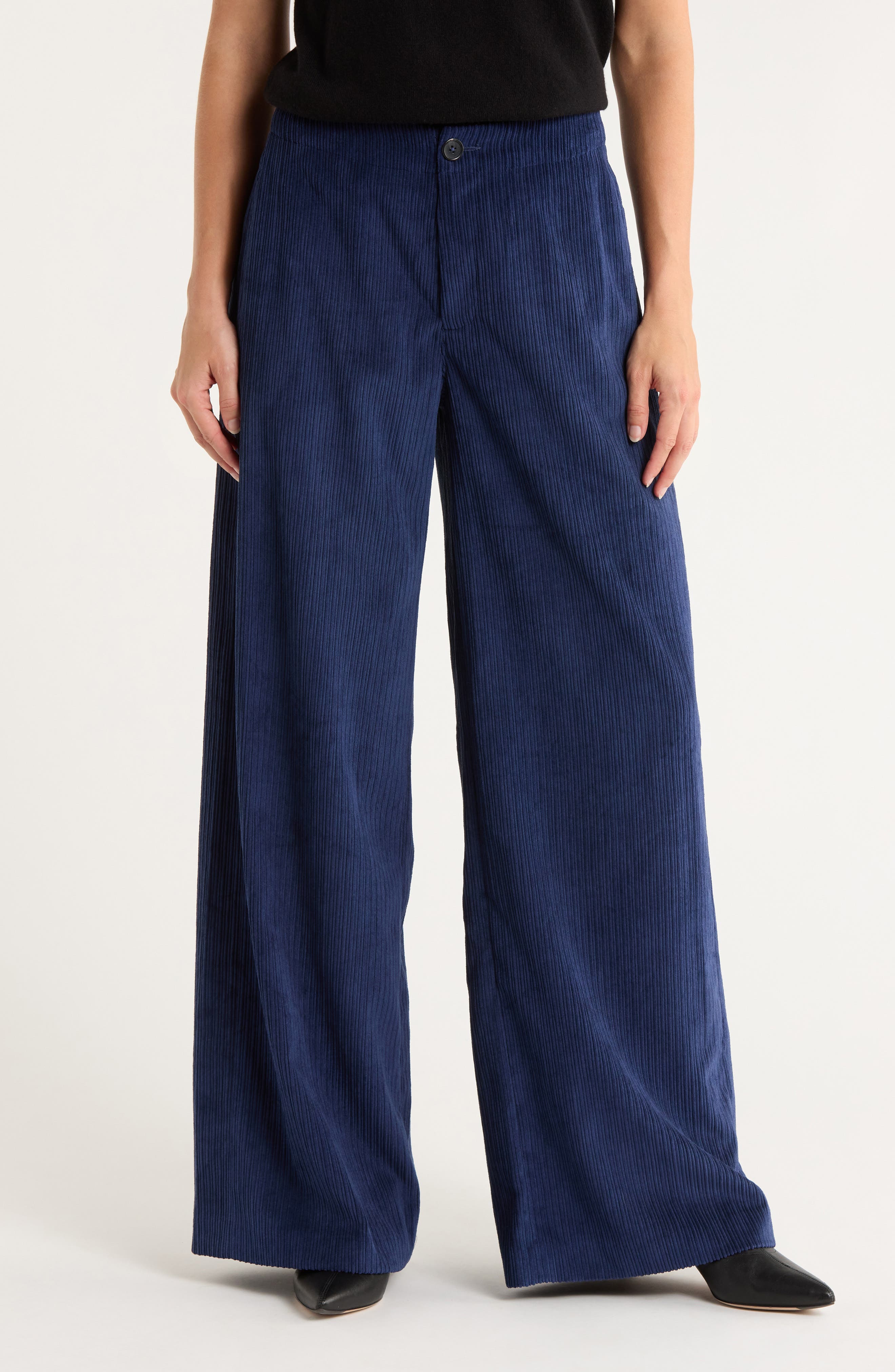 rag & bone Sofie High Waist Wide Leg Corduroy Pants