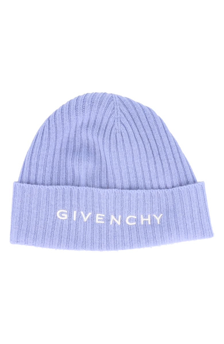 Givenchy Rib 4G Wool & Cashmere Beanie, Main, color,