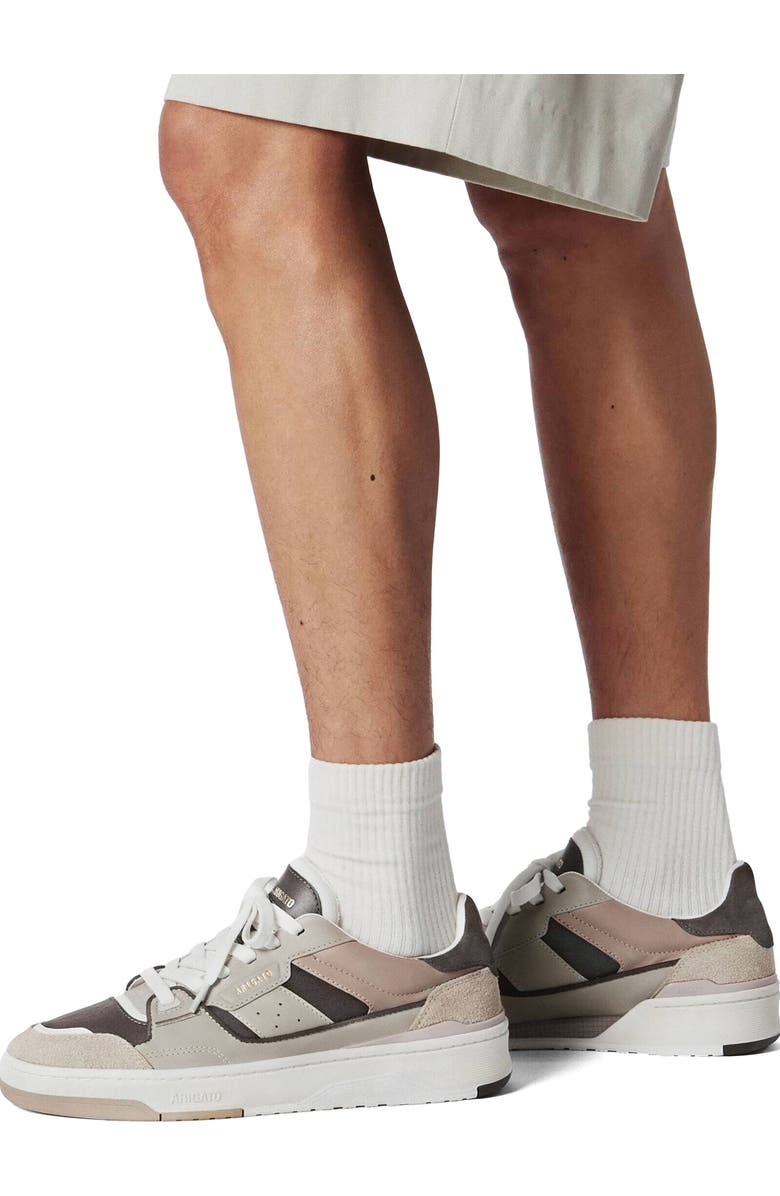 Axel Arigato Clay Sneaker, Alternate, color, Beige/Dark Brown