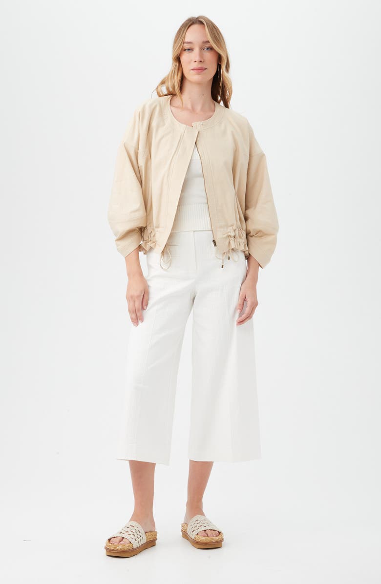 Trina Turk Prita Linen Blend Jacket, Alternate, color,