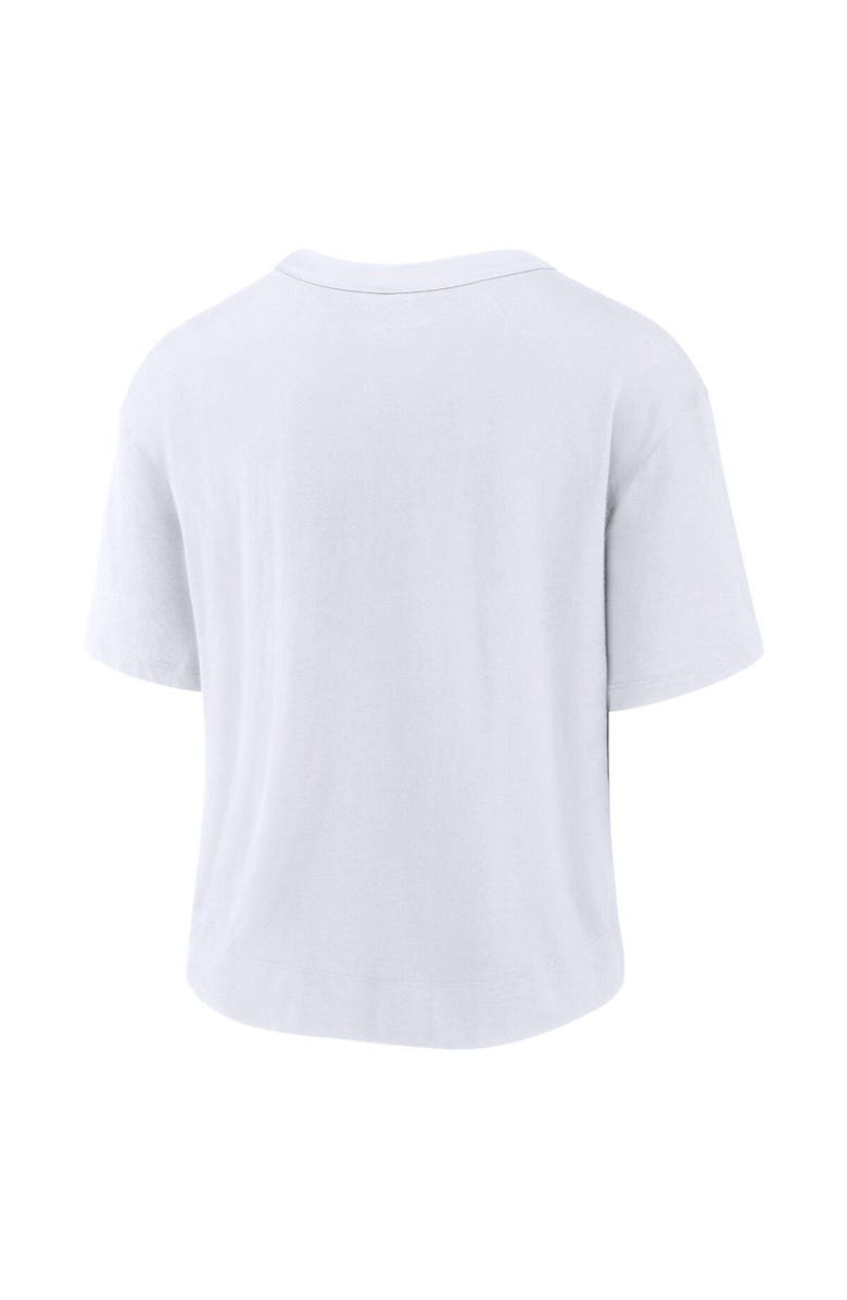 Nike Women's Nike White/Navy Tennessee Titans High Hip Fashion T-Shirt, Alternate, color, White