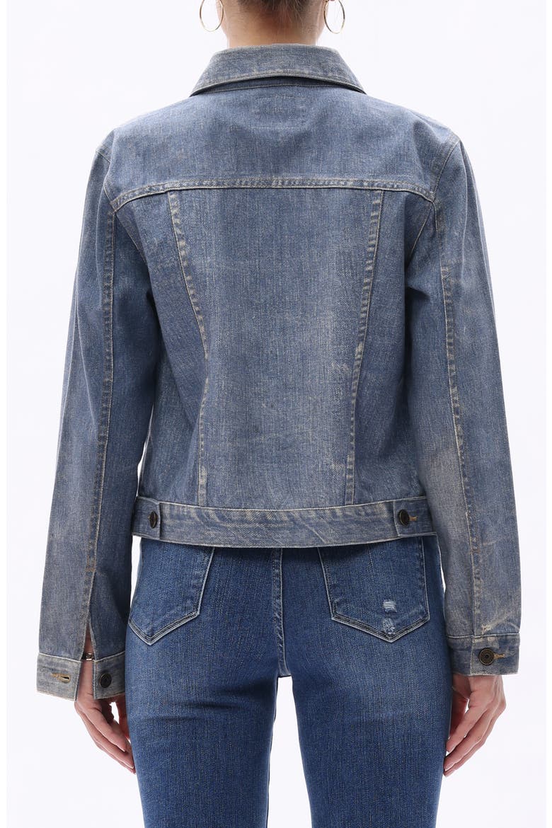 Denim Trucker Jacket, Alternate, color, MEDIUM BLUE