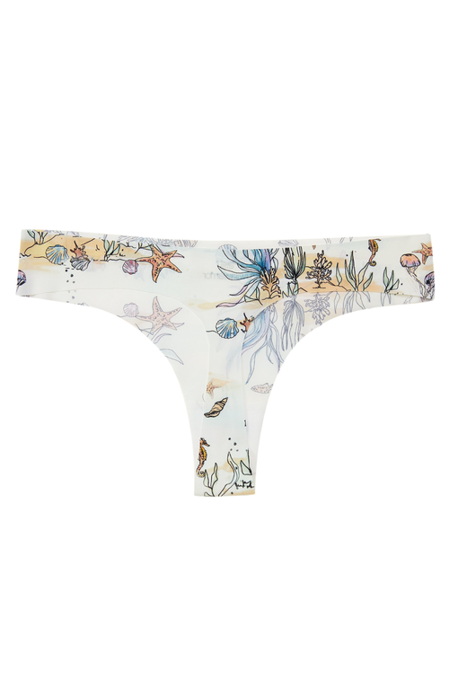 Uwila Warrior Printed Vip Thong In Sea Print