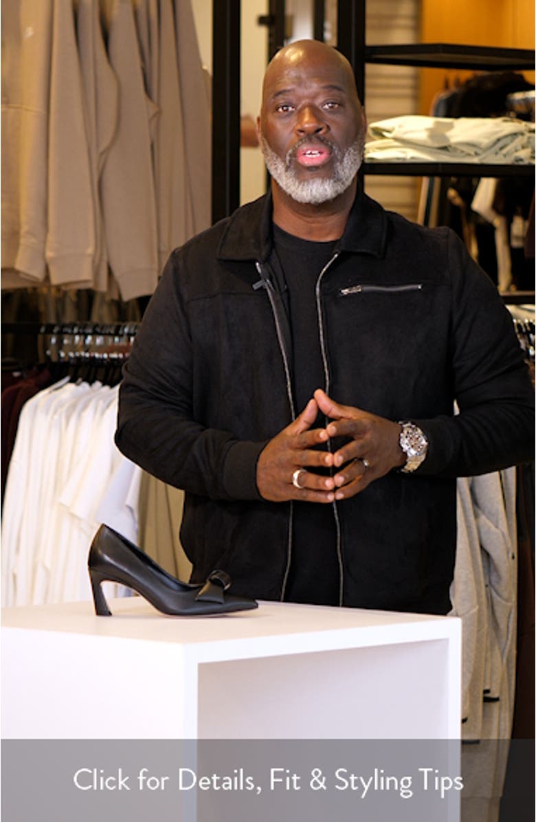 Emery Bow Pointed Toe Pump, sales video thumbnail