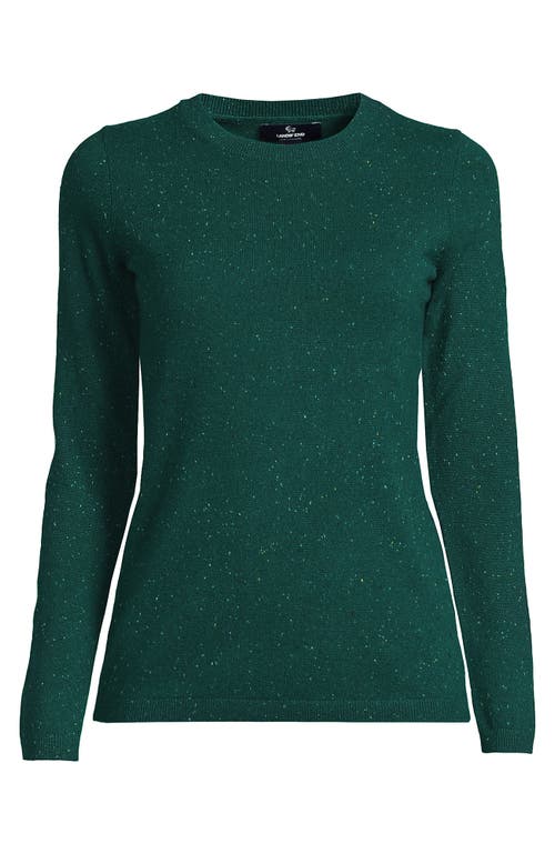 Lands' End Plus Size Cashmere Sweater In Green