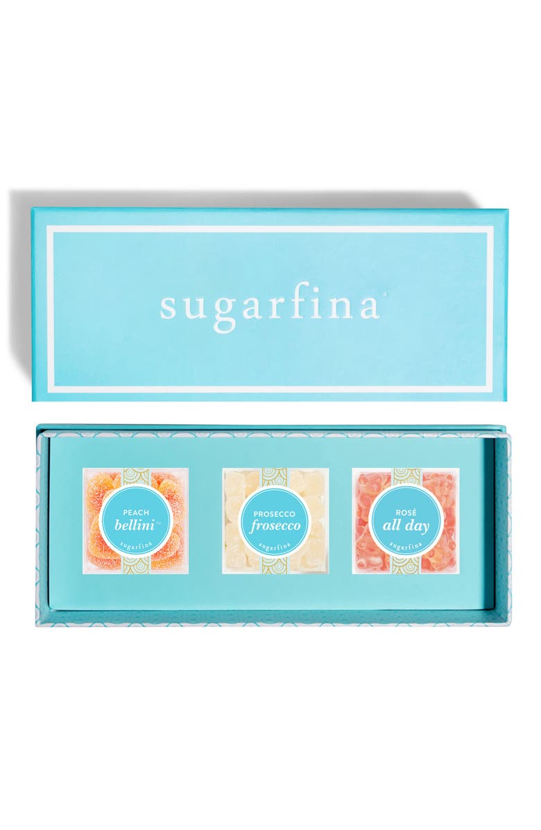 sugarfina Tropical Cocktail 3-Piece Candy Bento Box, Main, color,