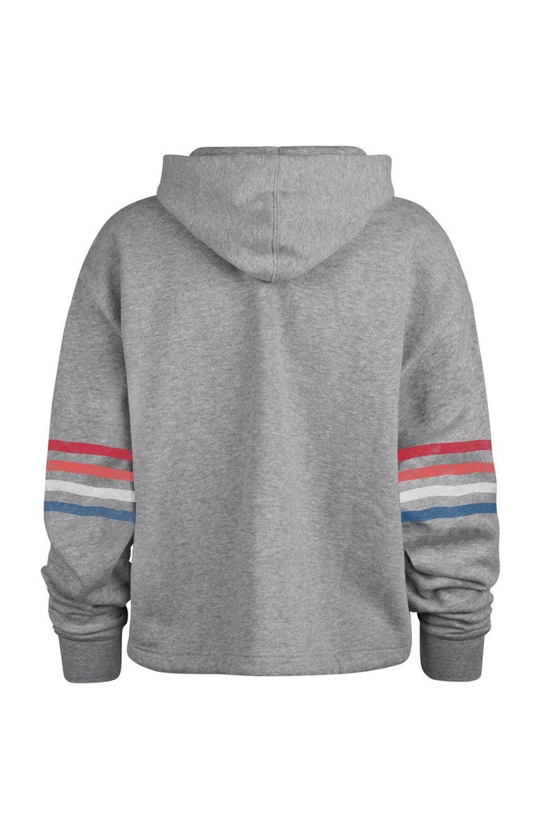 '47 Women's '47 Heather Gray New York Giants Upland Bennett Pullover Hoodie, Alternate, color, 