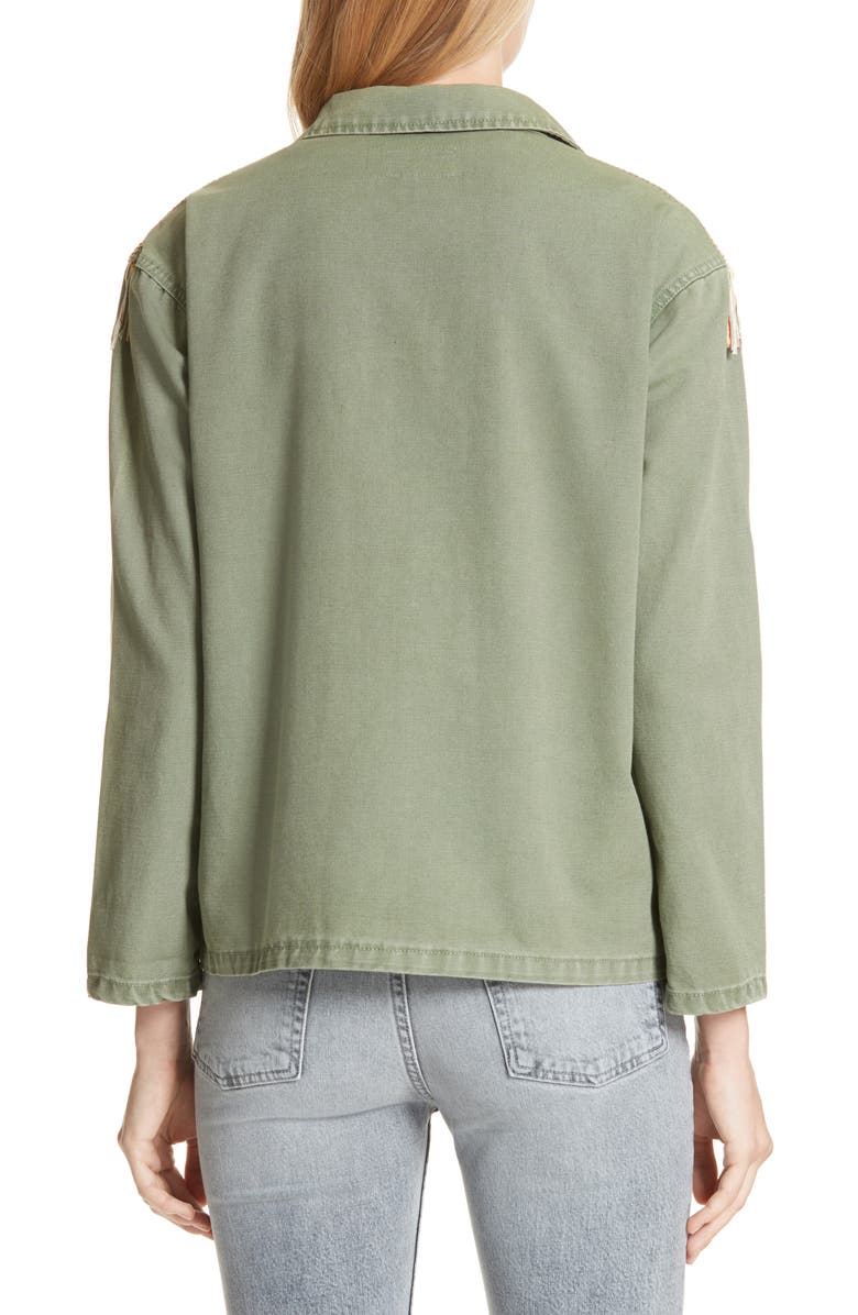 THE GREAT. The Sergeant Embroidered Jacket, Alternate, color, 