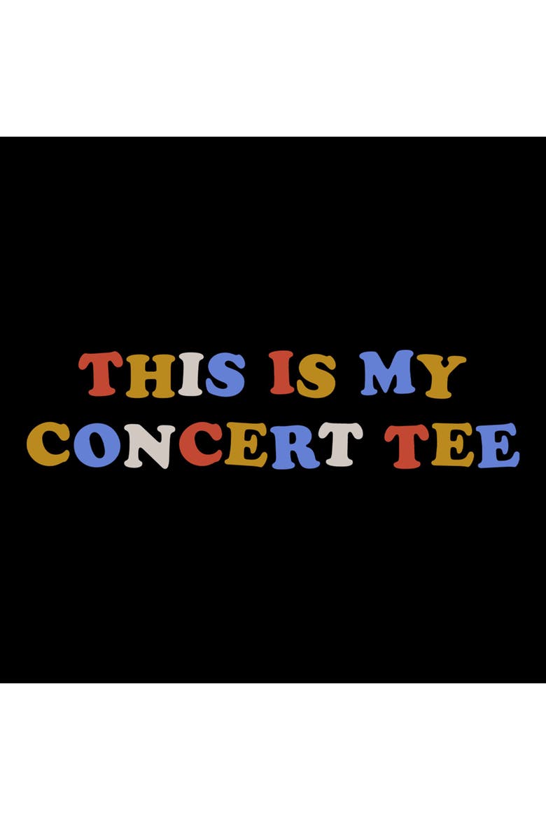 Men's Lost Gods Colorful Concert Tee  Graphic T-Shirt, Alternate, color, Black