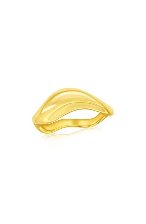 Puffed Wavy Ring