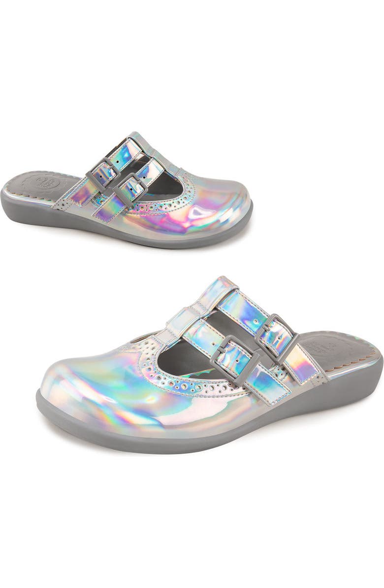 Hot Chocolate Design Chrome Crush Clog, Alternate, color, Chrome Crush