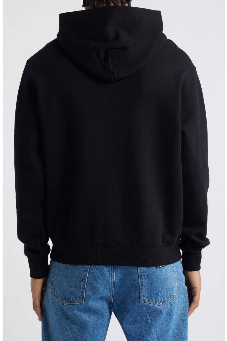 Camo Logo Graphic Hoodie, Alternate, color, BLACK