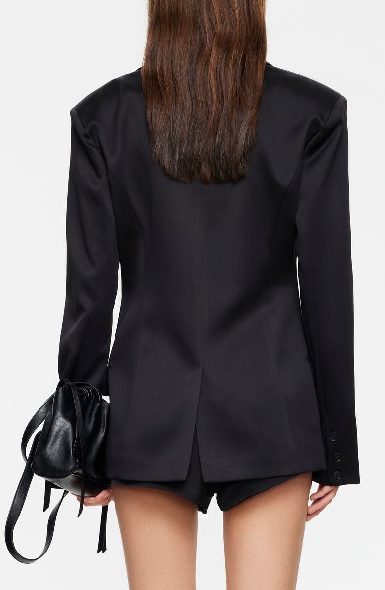 LIONESS Sylvie Shawl Collar Blazer, Alternate, color, Midnight