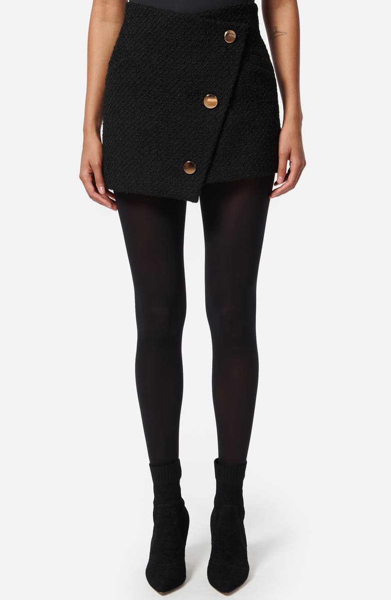 CAMI NYC Atlas Asymmetric Bouclé Miniskirt, Main, color, 