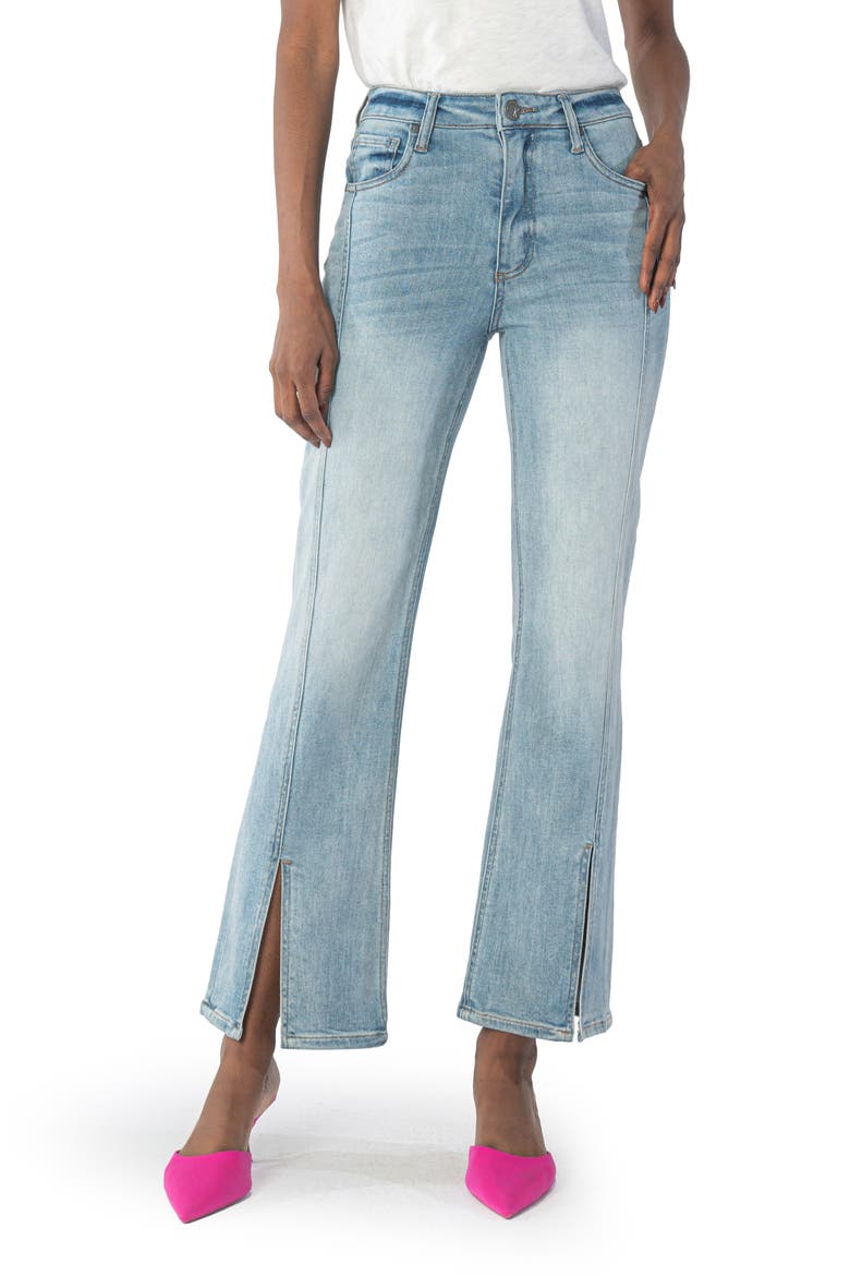 Kelsey High Waist Flare Jeans, Main, color, OPERATIVE