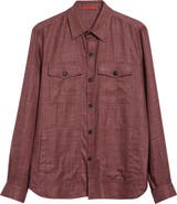 ISAIA The Wool & Silk Blend Overshirt
