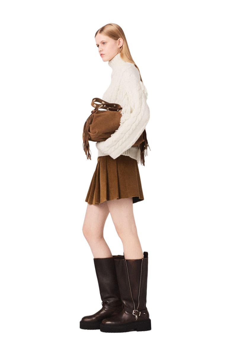 maje Wool-blend sweater, Alternate, color,