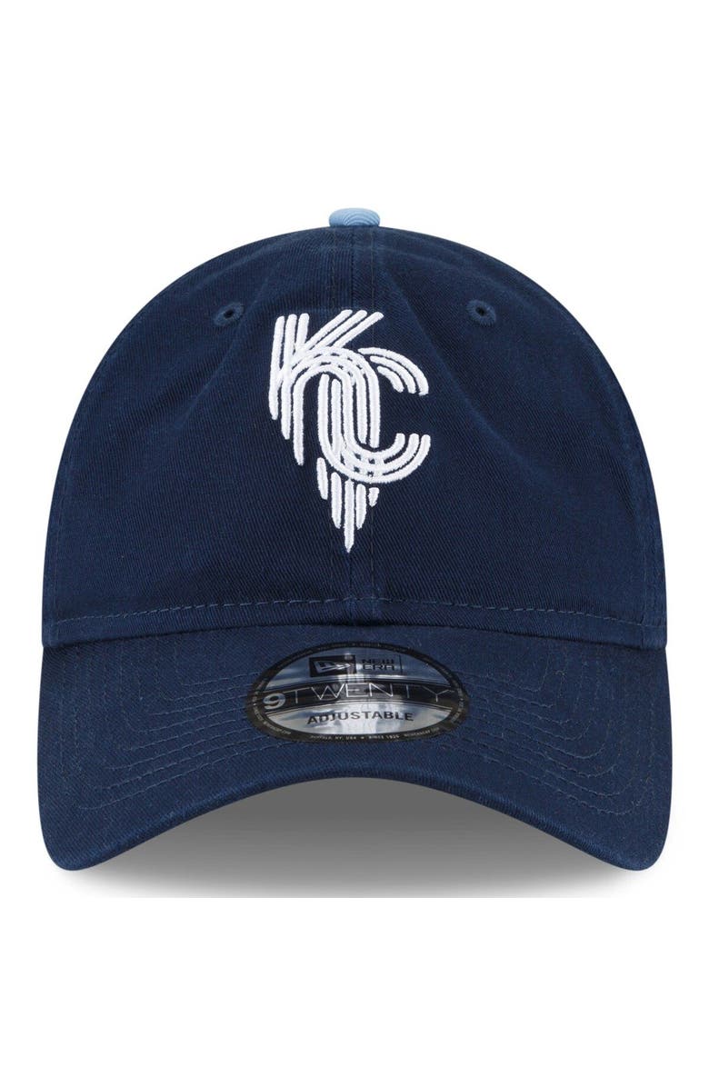 New Era Men's New Era Navy Kansas City Royals 2022 City Connect 9TWENTY Adjustable Hat, Alternate, color, 