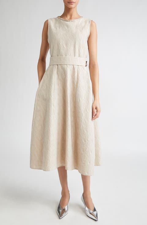 マックスマーラ Max Mara Pianoforte Vittor Midi Dress Lightweight cady midi dress, black | 