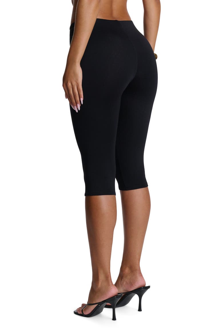 Capri Leggings, Alternate, color, BLACK