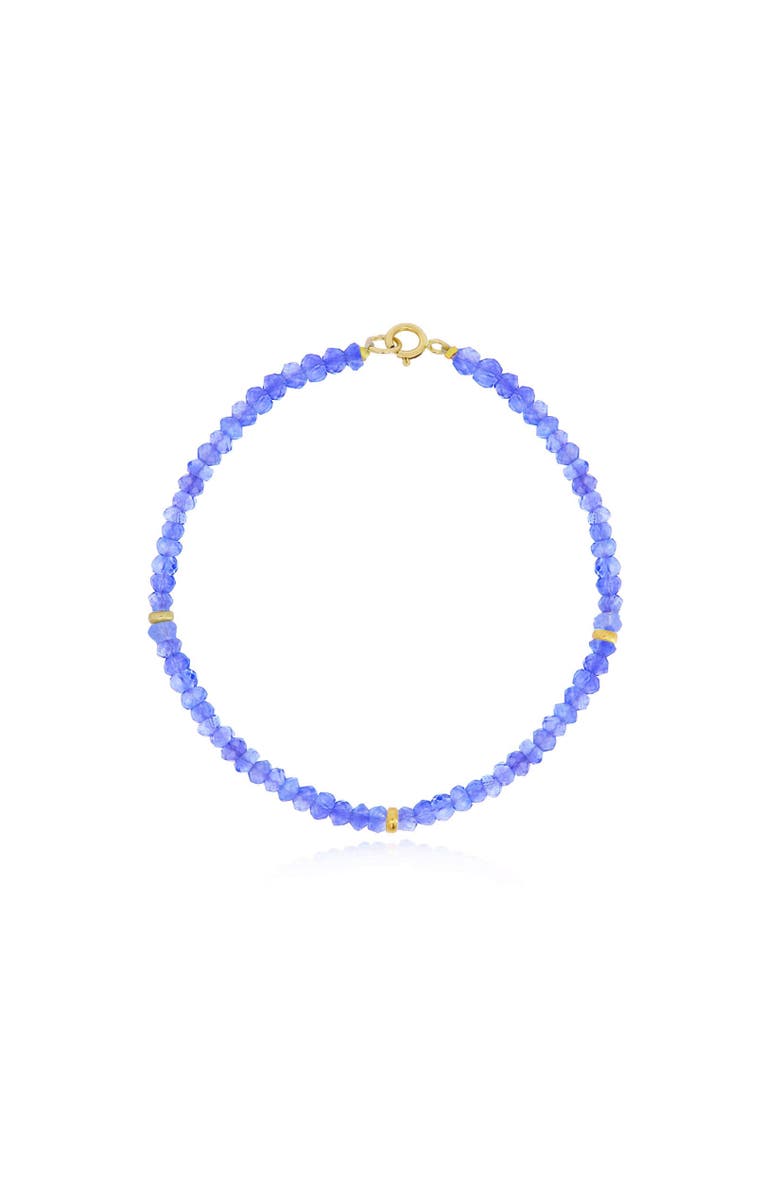 The Lovery Fine Jewelry Tanzanite Bead Bracelet, Main, color, Tanzanite