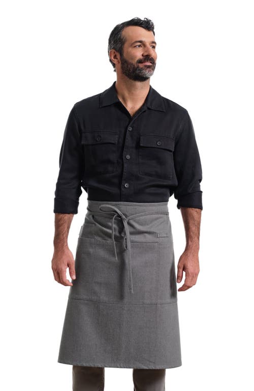 Meema Bistro Apron with Pockets - Twill in Charcoal  product