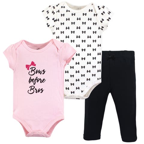 Soft Cotton Two-Piece Outfit Bodysuit & Pants