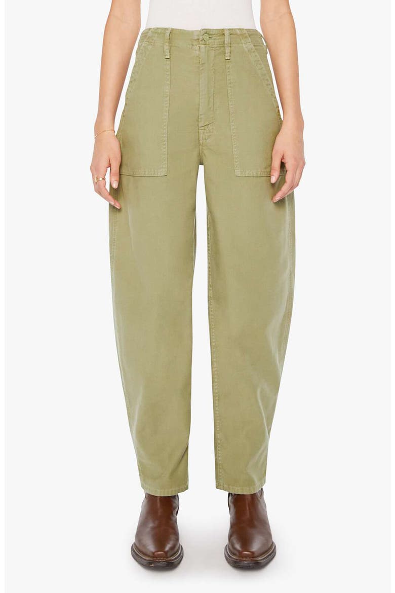 The Fangirl Fatigue Barrel Leg Jeans, Main, color, SIR YES SIR