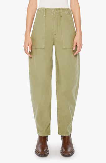 MOTHER The Fangirl Fatigue Barrel Leg Jeans